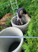 Работы по устройству систем канализации загородного дома